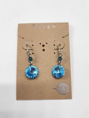 NEW! Fuego Crystal Drop Earrings